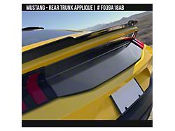 Air Design Rear Decklid Panel; Gloss Black (24-26 Mustang)