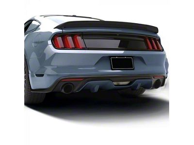 Air Design Rear Valance Diffuser; Satin Black (15-17 Mustang GT Premium, EcoBoost Premium)