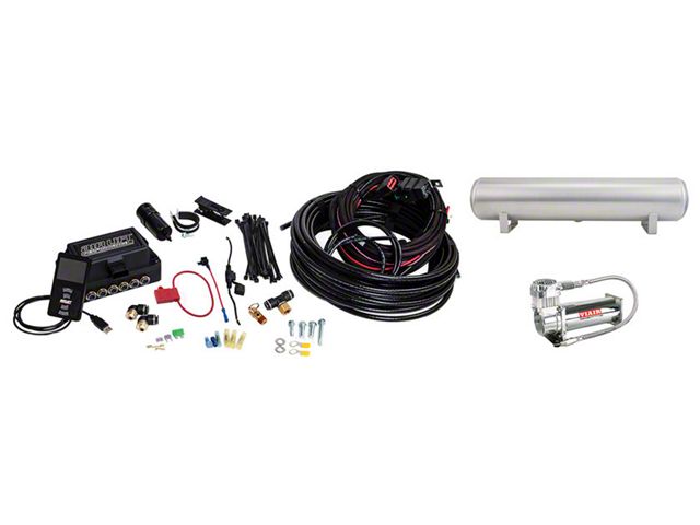 Air Lift 3P Complete Air Suspension Kit; 1/4-Inch Lines (08-23 RWD Challenger)