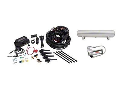 Air Lift 3H Complete Air Suspension Kit; 1/4-Inch Lines (06-23 RWD Charger)