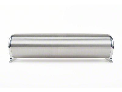 Air Lift Performance FLO Air Tank and Tank Mounting Hardware; 24-Inch; Brushed/Polished (Universal; Some Adaptation May Be Required)