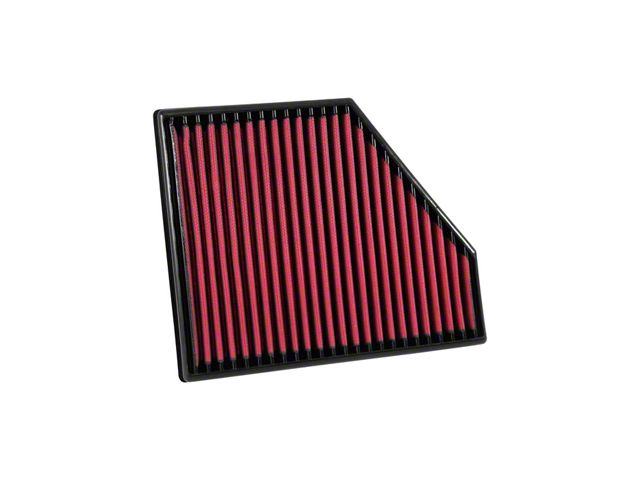 Airaid Direct Fit Replacement Air Filter; Red SynthaMax Dry Filter (16-24 Camaro SS, ZL1)