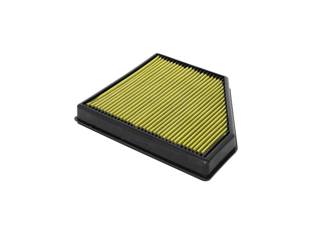 Airaid Direct Fit Replacement Air Filter; Yellow SynthaFlow Oiled Filter (16-24 6.2L Camaro)