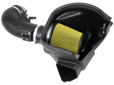 Airaid MXP Series Cold Air Intake with Yellow SynthaMax Dry Filter (15-20 Mustang GT350)