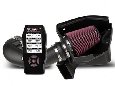 Airaid Race Cold Air Intake and BAMA X4/SF4 Power Flash Tuner (11-14 Mustang GT)