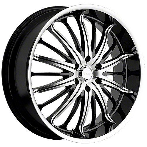 Akuza Challenger Belle Gloss Black Machined Wheel; 20x8.5; 35mm