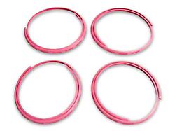AlloyGator Wheel Protectors; Pink (Universal; Some Adaptation May Be Required)