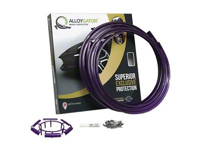 AlloyGator Wheel Protectors; Purple (Universal; Some Adaptation May Be Required)