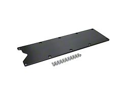 Allstar Performance Billet Valley Cover; Black (98-02 5.7L Camaro)