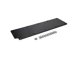 Allstar Performance Billet Valley Cover; Black (10-15 6.2L Camaro)