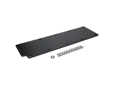 Allstar Performance Billet Valley Cover; Black (10-15 6.2L Camaro)