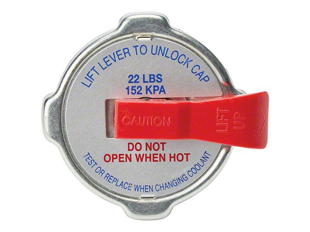 Cer331 Allstar Performance Challenger Radiator Cap with Lever; 20-24 PSI ...