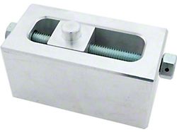 Allstar Performance Adjustable Aluminum Lowering Block; 2-1/2-Inch (Universal; Some Adaptation May Be Required)