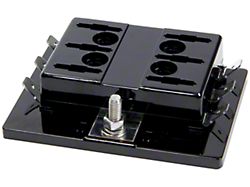 Allstar Performance Fuse Block; 6-Circuit (Universal; Some Adaptation May Be Required)