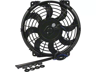 Allstar Performance Electric Fan with 10-Inch Curved Blade; 775 CFM (Universal; Some Adaptation May Be Required)