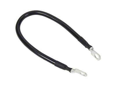 Allstar Performance Battery Cable; 10-Inch; Black (Universal; Some Adaptation May Be Required)
