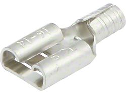 Allstar Performance Non-Insulated Blade Terminal; 16-14 Gauge; Female 1/4-Inch; 20-Pack 