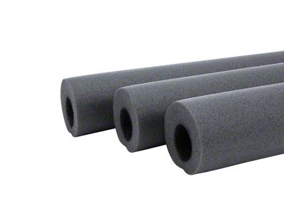 Allstar Performance Roll Bar Padding; 3-Foot Long; Gray; 3-Pack