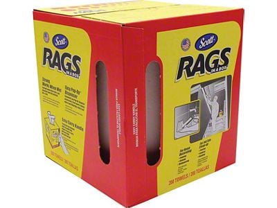 Allstar Performance Scott Rags Box; 200-Count