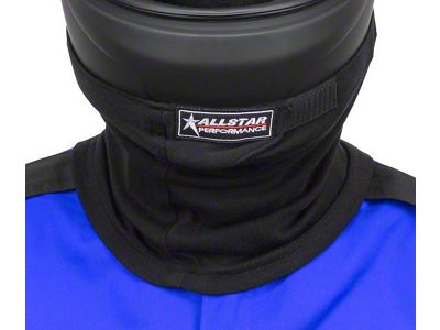 Allstar Performance Single Layer Helmet Skirt; Black