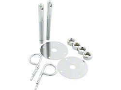 Allstar Performance Steel Hood Pin Kit; 5/32-Inch Hairpin Clips (Universal; Some Adaptation May Be Required)