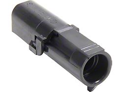 Allstar Performance Weather Pack Shroud Housing; 1-Pin 