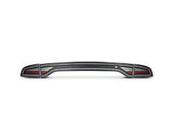 AlphaRex MK II NOVA-Series Prismatic LED Tail Lights; Black Housing; Clear Lens (15-23 Charger)