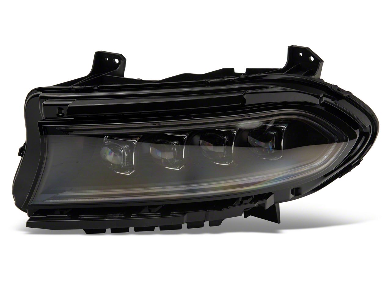 AlphaRex Charger NOVA-Series LED Projector Headlights; Black