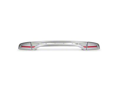 AlphaRex NOVA-Series Prismatic LED Tail Lights; Chrome Housing; Clear Lens (15-23 Charger)