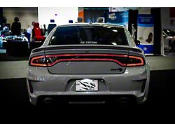 AlphaRex NOVA-Series Prismatic LED Tail Lights; Chrome Housing; Clear Lens (15-23 Charger)