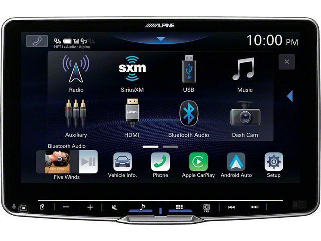Alpine 9 Inch Alpine Challenger 9-Inch Halo9 Floating Style Touchscreen Multimedia ...