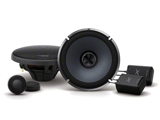 Alpine X-Series Component 2-Way Speakers; 120W; 6.50-Inch (Universal; Some Adaptation May Be Required)
