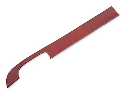 SpeedForm Glove Box Trim Overlay; Red Carbon (15-23 Challenger)