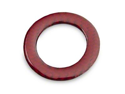 SpeedForm Start/Stop Button Inner Trim; Red Carbon (15-23 Challenger)