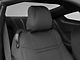 SpeedForm Neoprene Front Seat Covers; Black (15-23 Mustang Fastback)