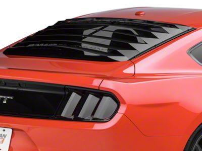 SpeedForm Aluminum Rear Window Louvers (15-25 Mustang Fastback)
