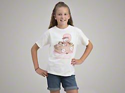 AmericanMuscle First Mustang T-Shirt - Girls - Medium 