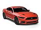 SEC10 Hood Vent Accent Decals; Black Carbon Fiber (15-17 Mustang GT)