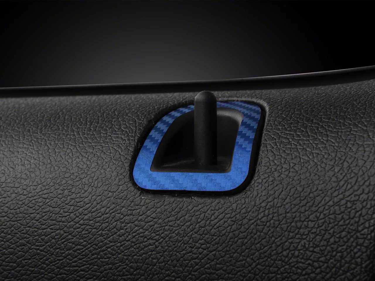 SEC10 Mustang Dash Overlay Kit; Blue Carbon Fiber 390788 (1014 Mustang