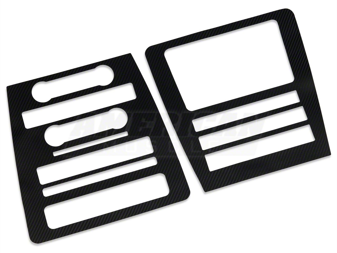 SEC10 Mustang Dash Overlay Kit; Carbon Fiber 26365 (1014 Mustang