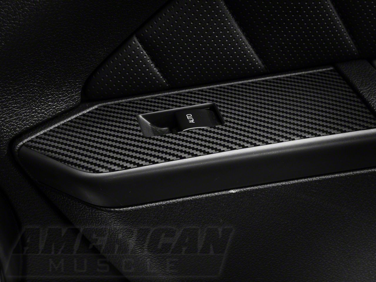 SEC10 Mustang Dash Overlay Kit; Carbon Fiber 26365 (1014 Mustang