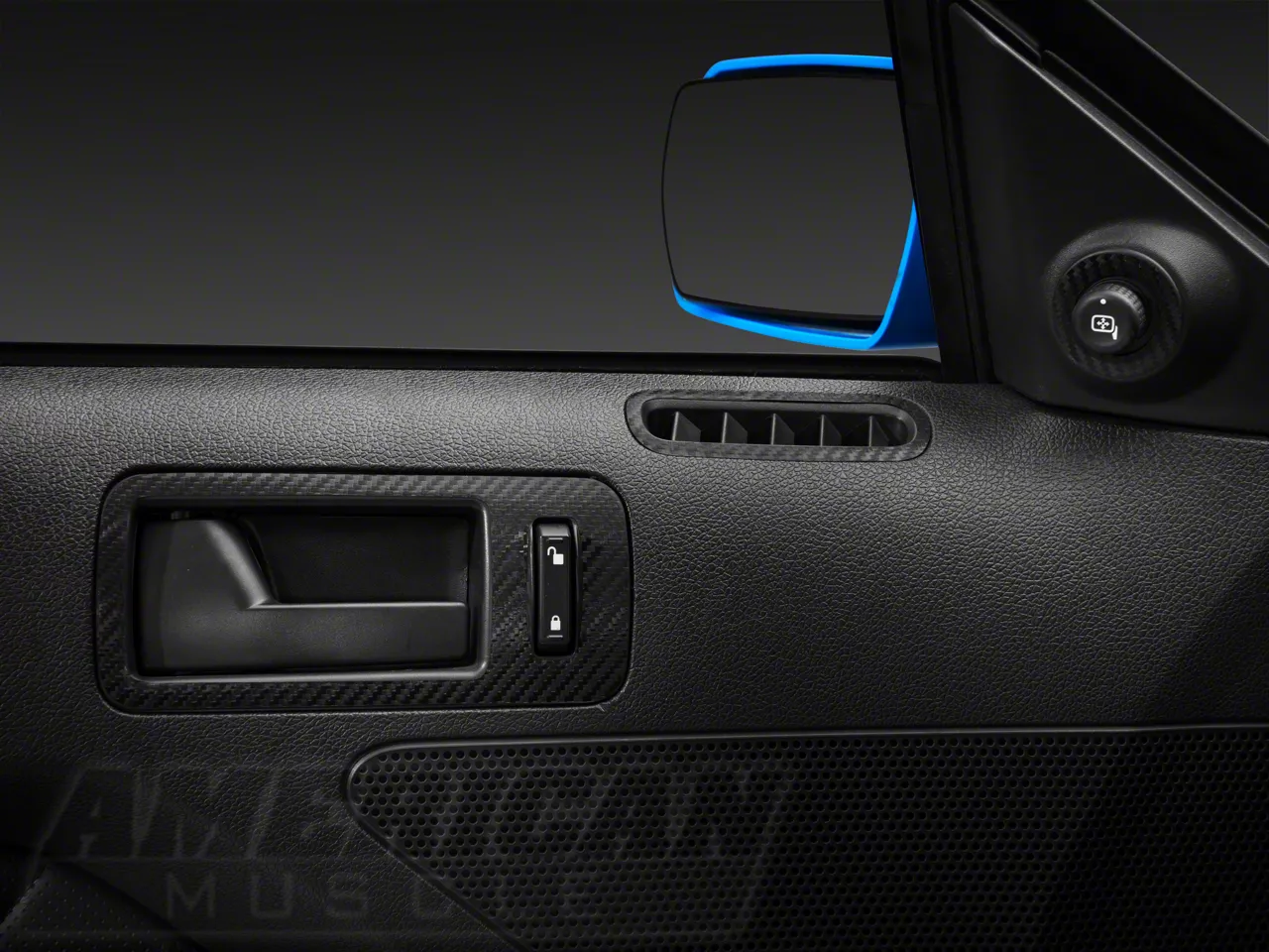 SEC10 Mustang Dash Overlay Kit; Carbon Fiber 26365 (1014 Mustang