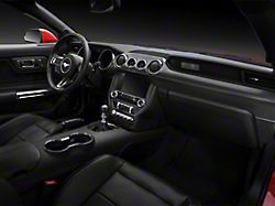 SEC10 Dash Overlay Kit; Carbon Fiber (15-23 Mustang)