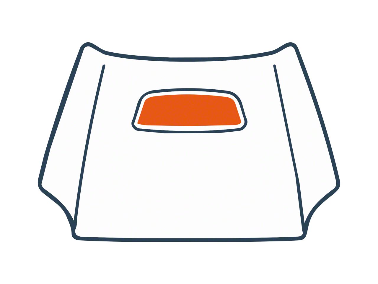 Corvette Hood Decals & Hood Scoop Decals 1997-2004 C5