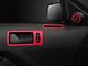 SEC10 Dash Overlay Kit; Red Carbon Fiber (10-14 Mustang)