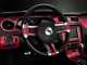 SEC10 Dash Overlay Kit; Red Carbon Fiber (10-14 Mustang)