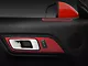 SEC10 Dash Overlay Kit; Red Carbon Fiber (15-23 Mustang)