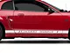 SEC10 Rocker Stripes with AmericanMuscle Logo; White (79-23 Mustang)