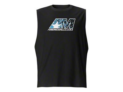 AM Shatter Muscle Shirt; Black