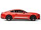 SEC10 Side Accent Decals; Silver (15-23 Mustang)
